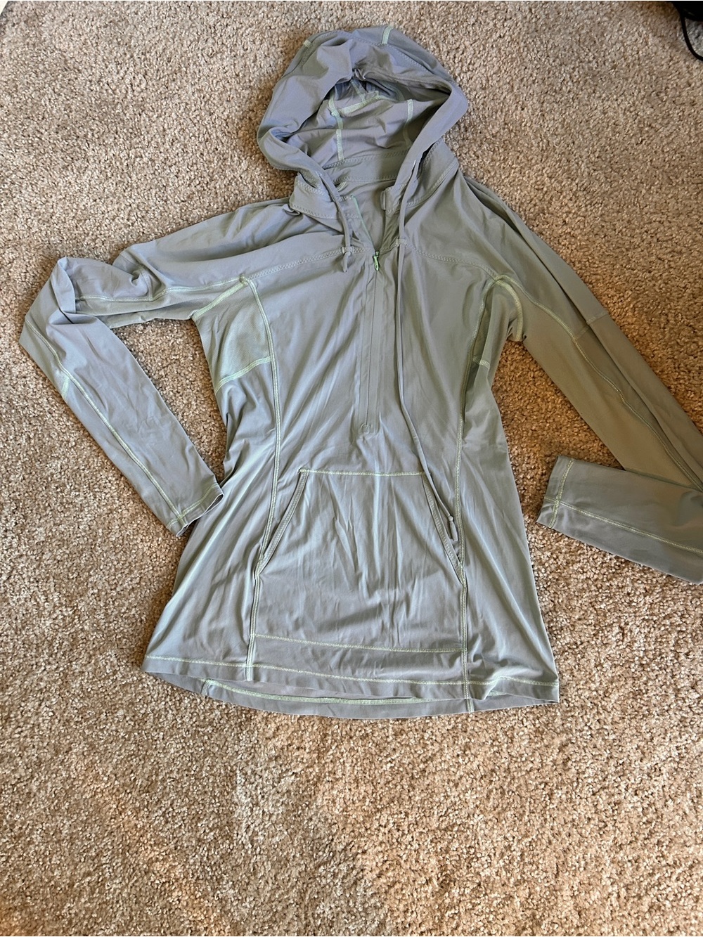 lululemon athletica Light Sage Hooded Utility Jacket